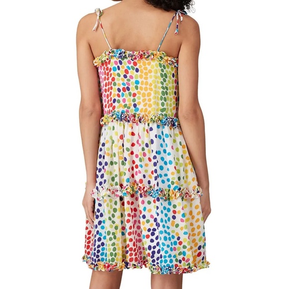 All Things Mochi Silk Polka Dot Blessica Dress - Picture 3 of 5